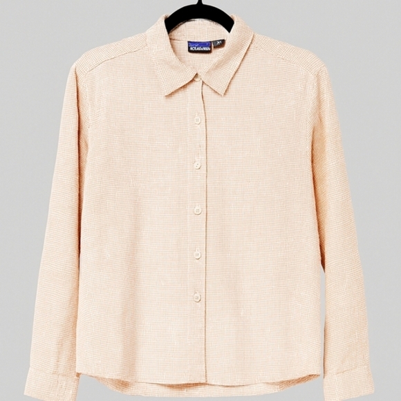 Patagonia Tops - Patagonia Organic Cotton Size 10 Womens Casual Long Sleeve Button Down